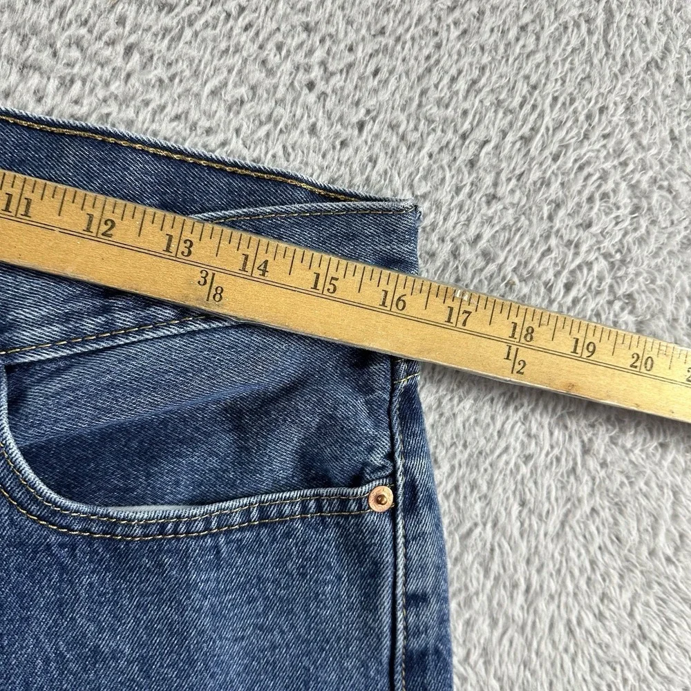 Levi's 505 Mens 34x29 (32x26) Regular Fit Straight‎ Leg Dark Wash